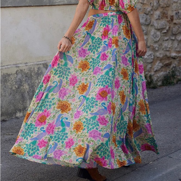 BNWT SPELL BOHEME Maxi Skirt (Spring) - Picture 7 of 7